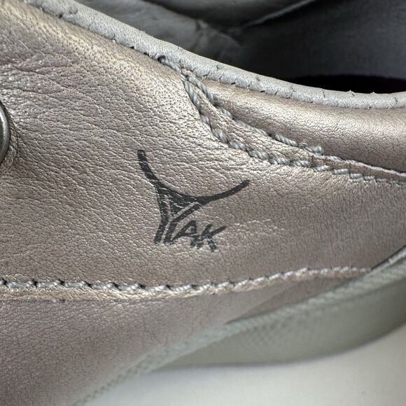 Ecco Biom Pewter‎ Yak Leather Golf Sneakers Comfort Shoes Size EU 40 US 9-9.5 - Picture 11 of 12